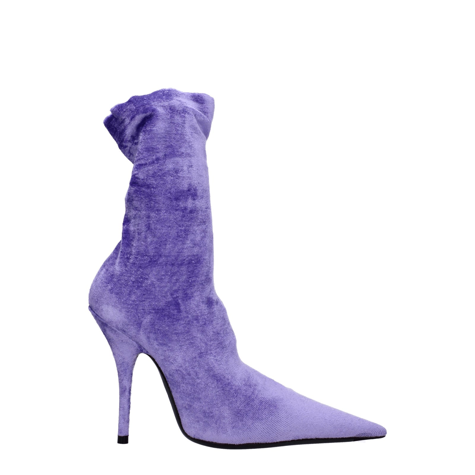 Balenciaga Boots Women Velvet Purple/Lilac - Image 2