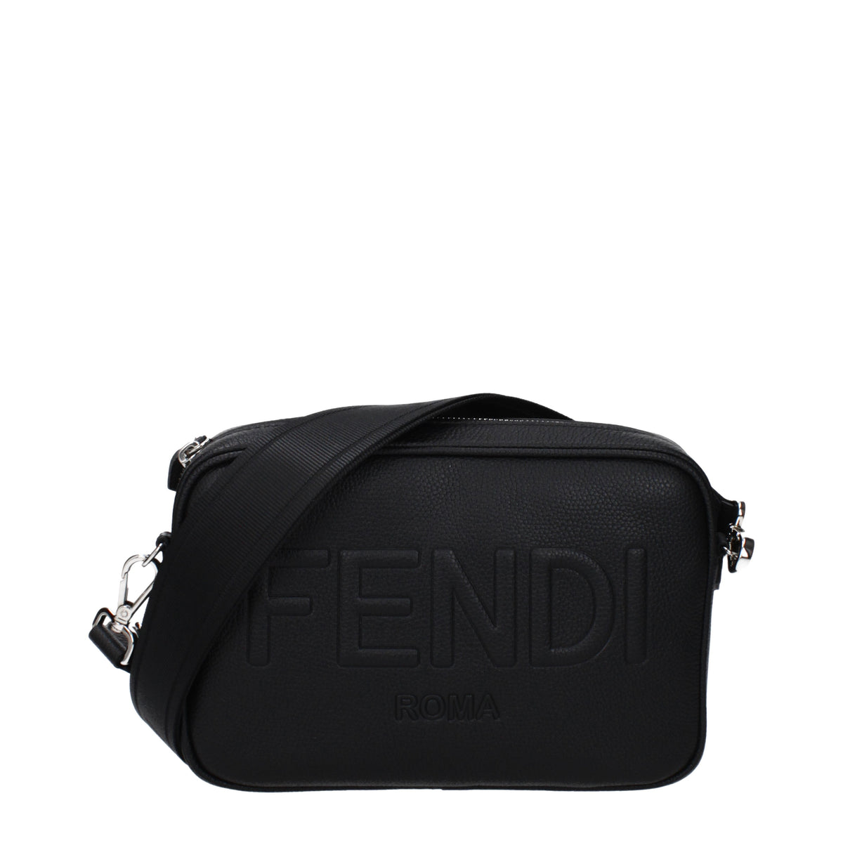 Fendi フェンディショルダーバッグメンズレザーブラック - Image 2