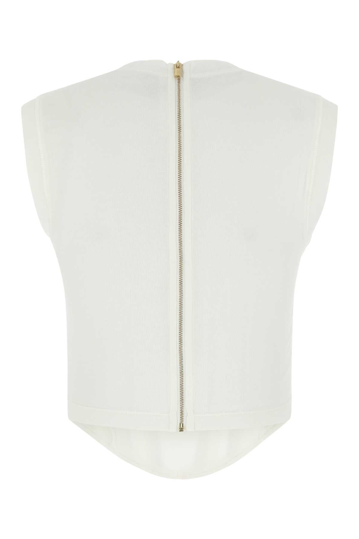 Dion Lee ディオンリーホワイトコットントップ - Image 2