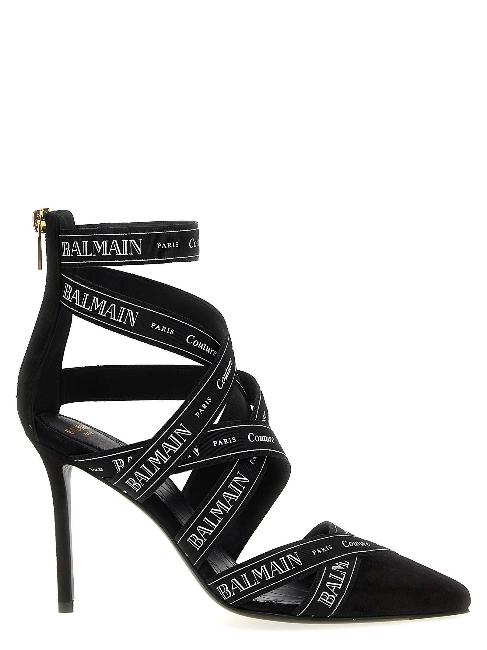 Balmain 'Couture Ribbon Print'ポンプ - Image 2