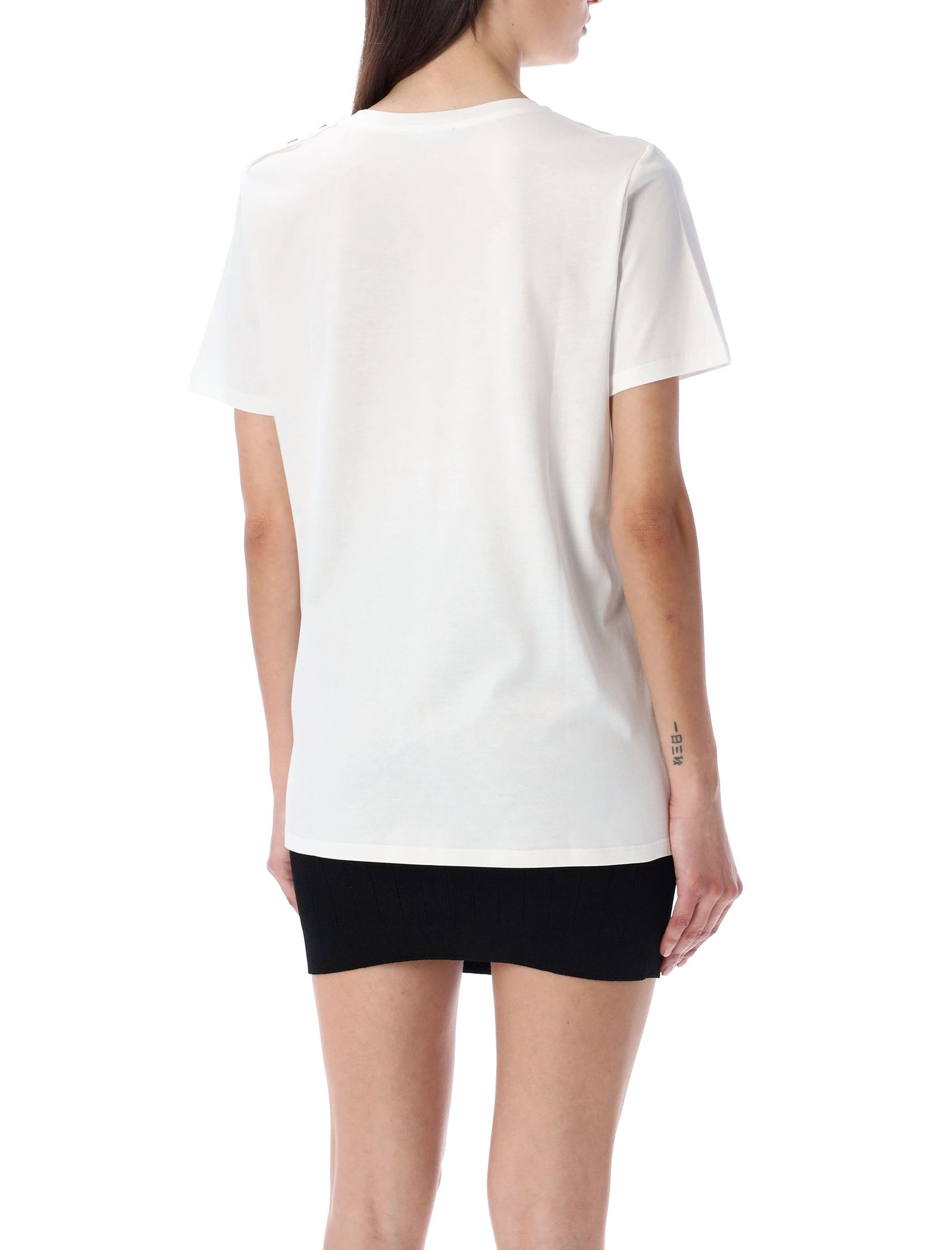 Balmain バルマンTシャツとポロスホワイト - Image 2