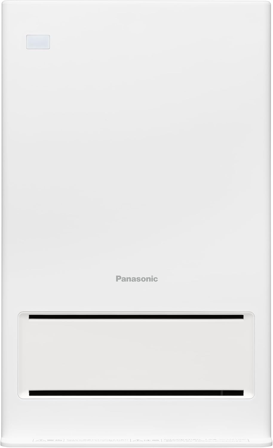 Panasonic Ceramic Fan Heater, 2-Level Warm Air, Equipped with nanoe X, Room Temperature Sensor, Human Sensor, Slim Body, White DS-FZX1200-W