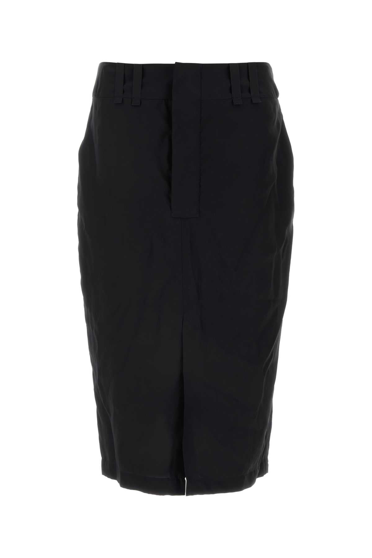 Saint セントローランブラッククレープスカート - Image 2