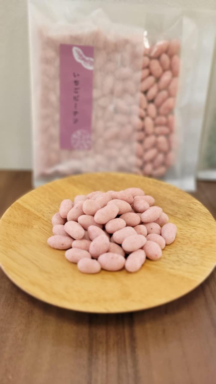 Peanuts from Yachimata Chiba Prefecture, Peanuts, Strawberry, Blueberry Peanuts, Set of 2, 4.3 oz (110 g), No Fragrance, Coloring, Preservatives, Manufactured in Our Own Factory Original Soft Coating