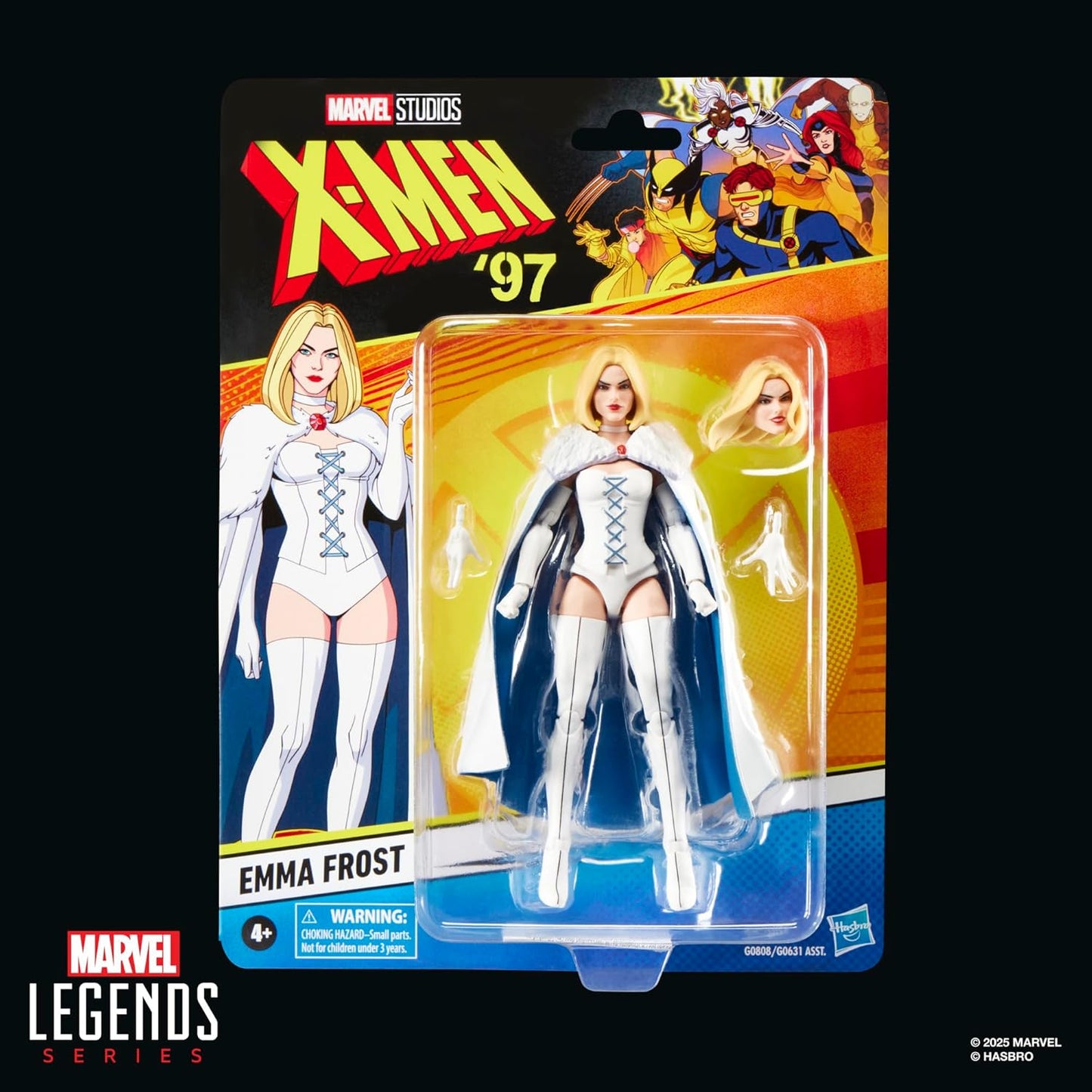 Hasbro Marvel Legends Series Emma Frost X-Men '97 Collection 5.9 inches (15 cm) Action Figure Toy G0808 Authentic