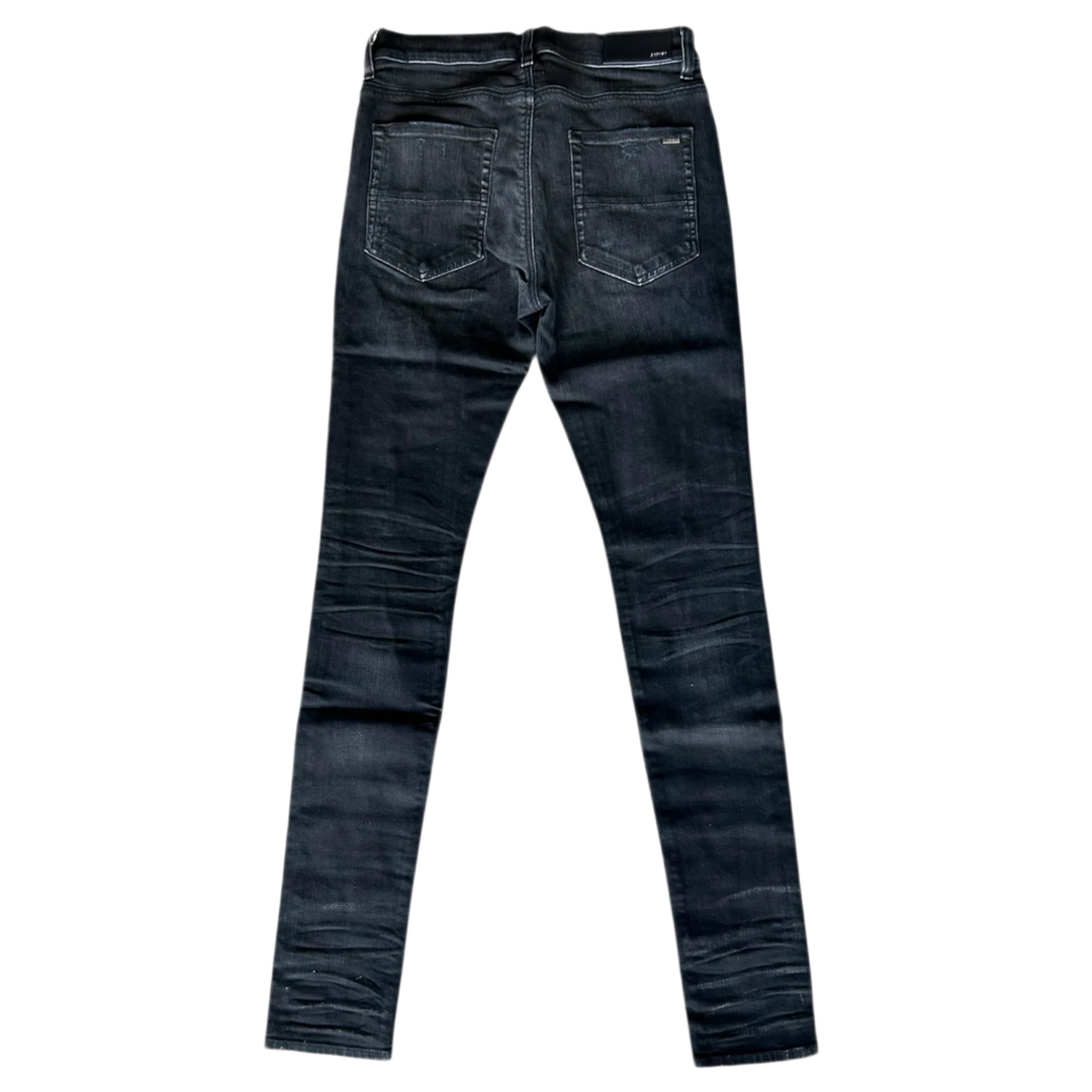AMIRI 'AGED BLACK THRASHER PLUS' JEANS