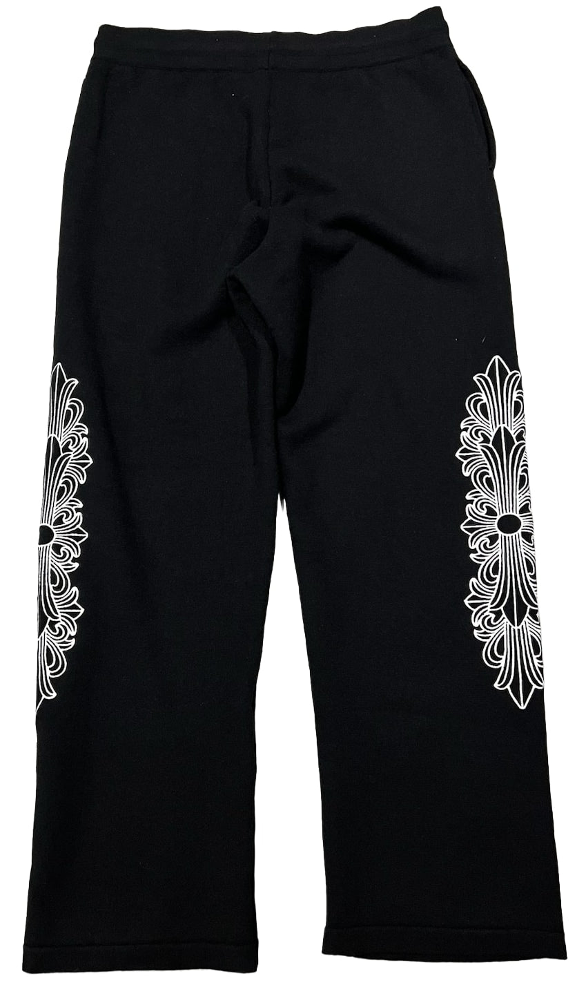 CHROME HEARTS 'FLORAL' CASHMERE SWEATPANTS