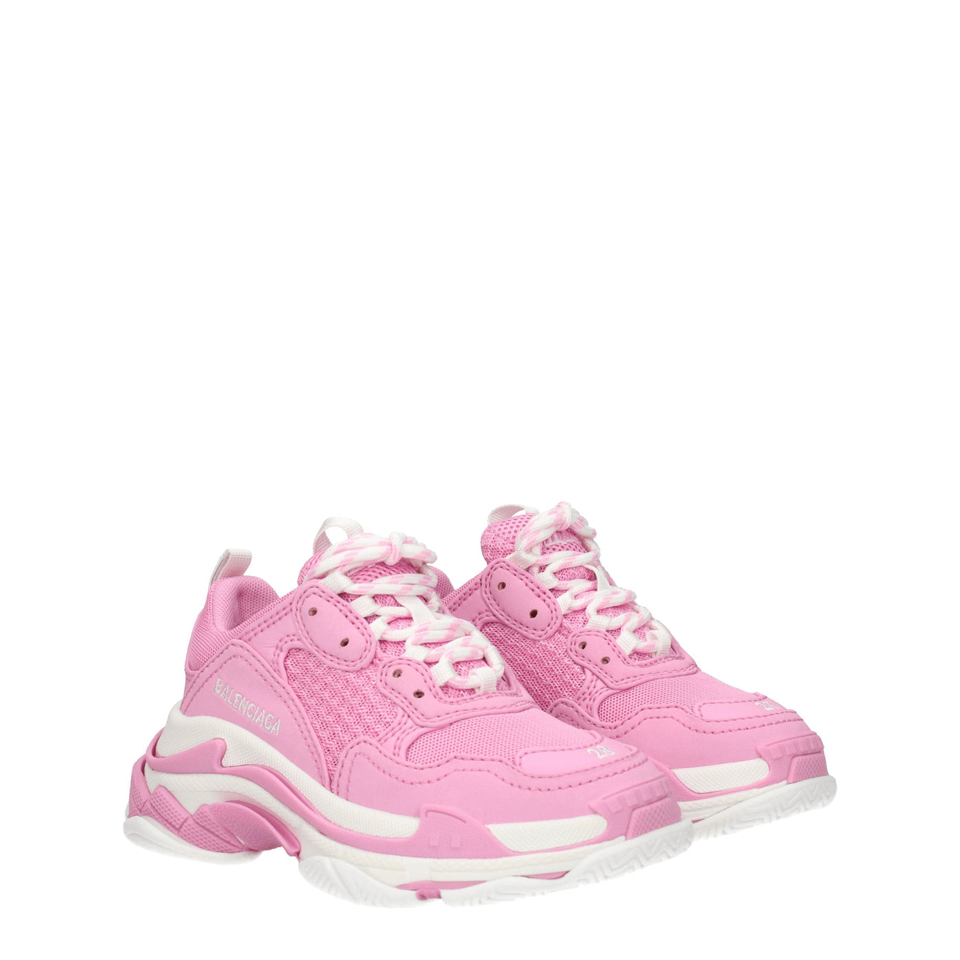Balenciaga バレンシアガギフトのアイデア女性s スニーカーキッズファブリックピンク/白 - Image 2