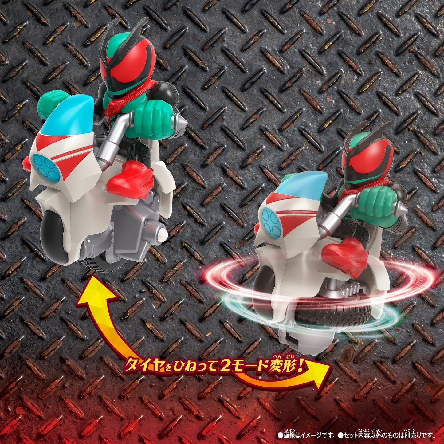 Bandai Monsumoto Kamen Rider Edition Single Rider Set 01, Kamen Rider Zetz Physicam Impact, For Ages 8 and Up