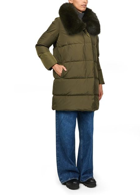 YVES SALOMON Puffer jacket with a fox fur collar - Image 2