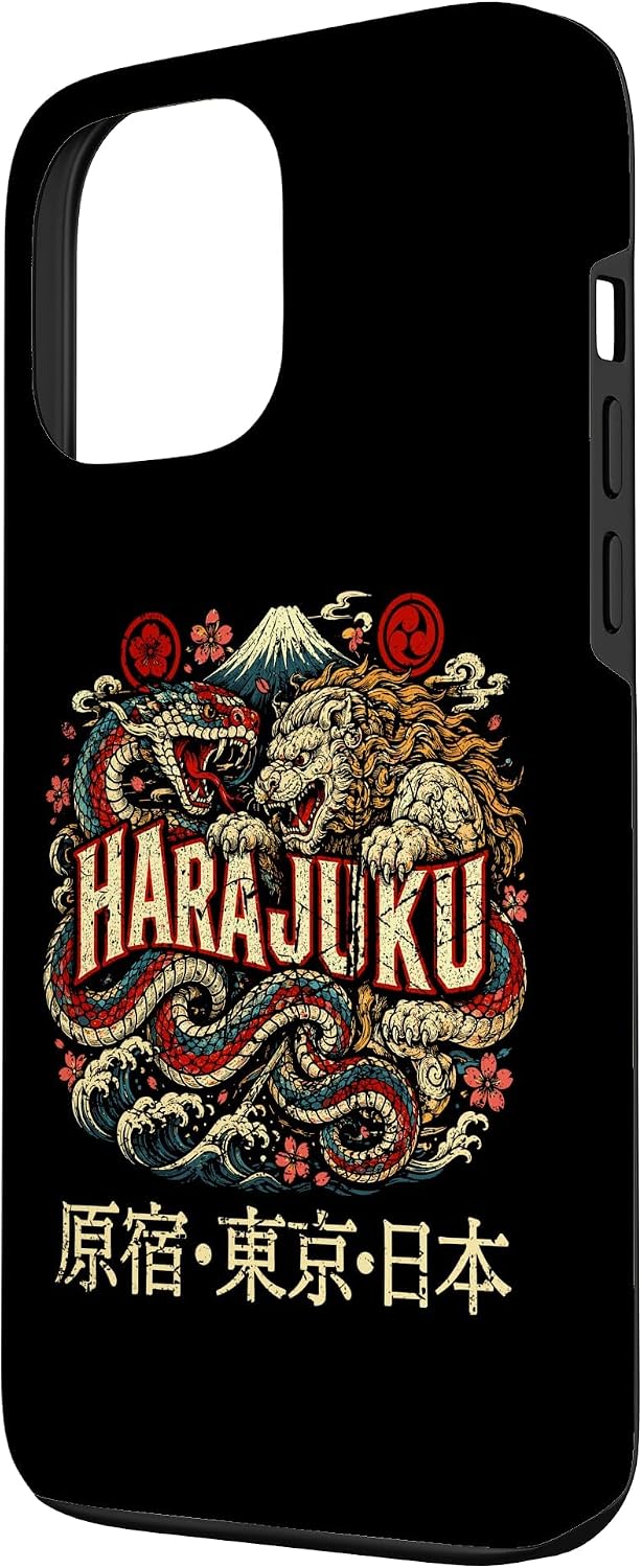原宿 東京 日本 本格 漢字 旅行 お土産 スマホケース iPhone 13 Pro Max 用