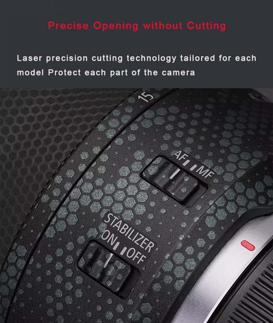 Skin Lens Camera Accessories Vinyl Wrap Body Protective Film Sticker Protector Decal Canon RF 24-105mm F4 L fits US M 24-105 4 (Snow Camouflage)