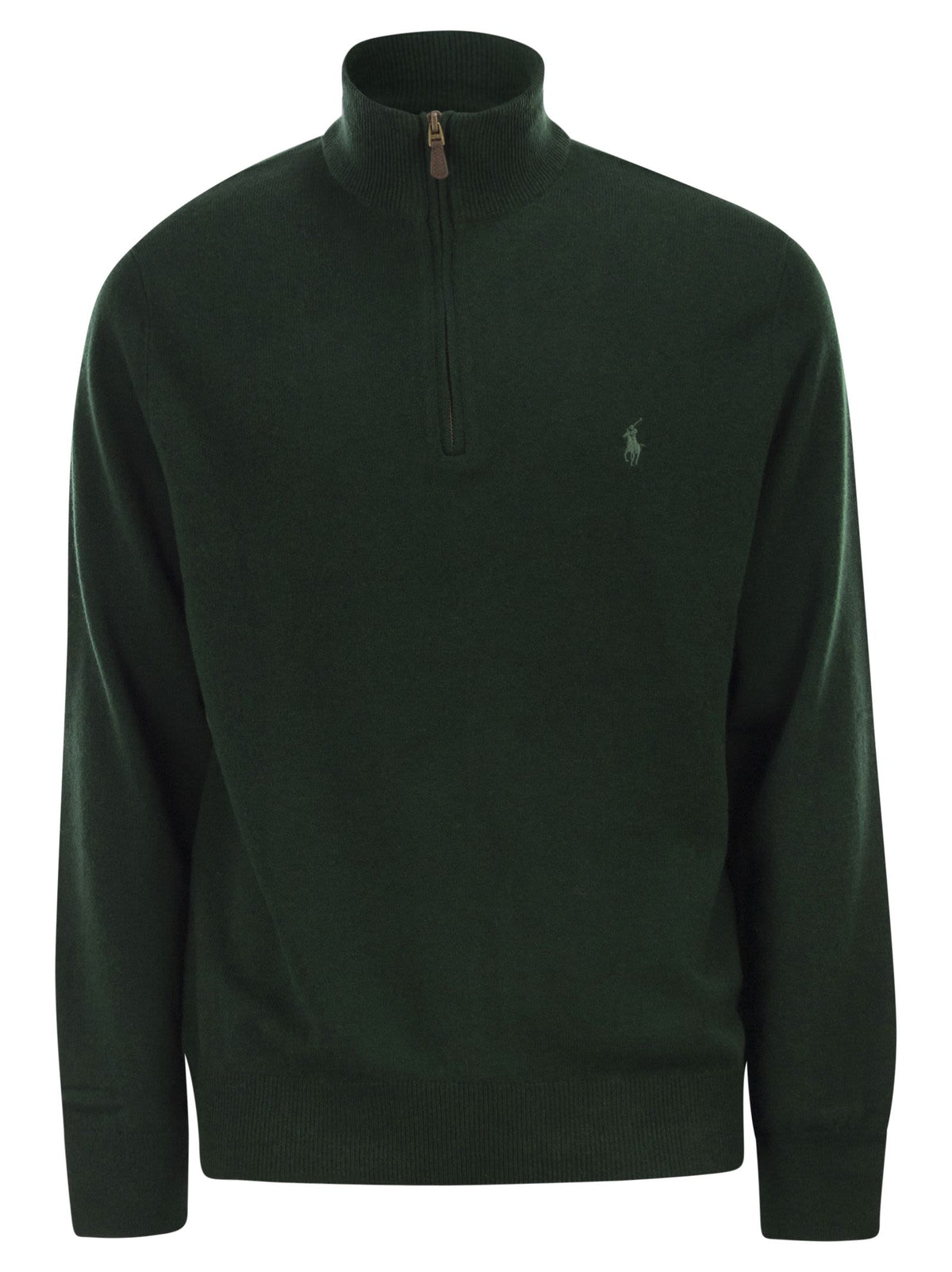 Polo ポロ ラルフローレン ウール プルオーバー ハーフジップ付き - Image 2