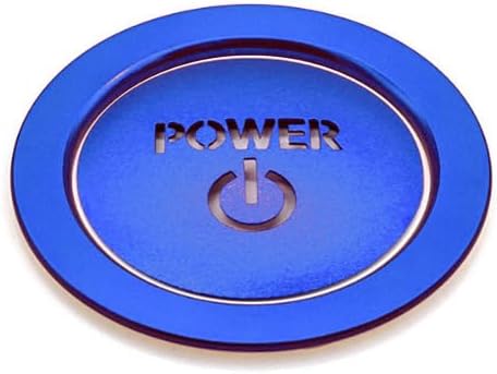 Toyota Prius/PRIUS 60 Series Engine Start Button Switch Cover Exclusive Design Genuine Replacement Cover Switch Interior Accessory Dress Up Custom Item (Blue)