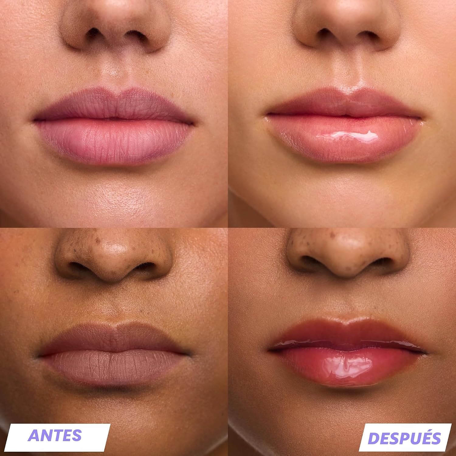 Brillo labial Wonderskin Blading Top Gloss, brillo labial de purpurina transparente, maquillaje labial hidratante y de alto brillo (brillo transparente)
