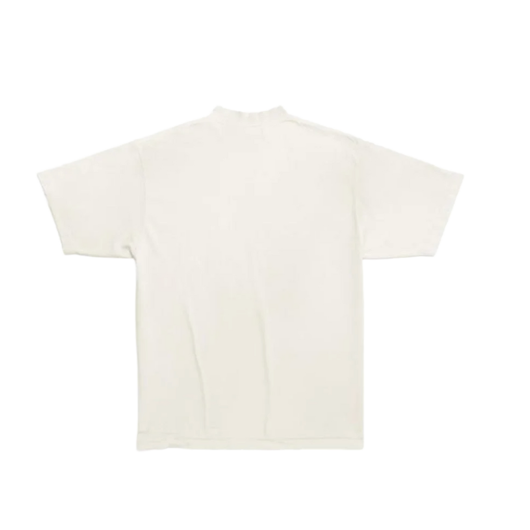 BALENCIAGA 'EST 1917' WHITE TEE