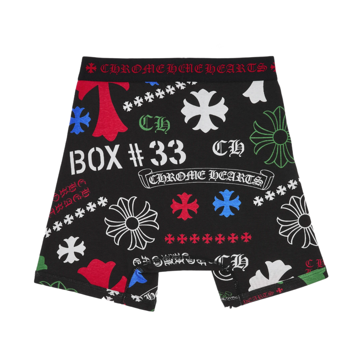CHROME HEARTS 'ALL OVER STENCIL' BOXER BRIEFS