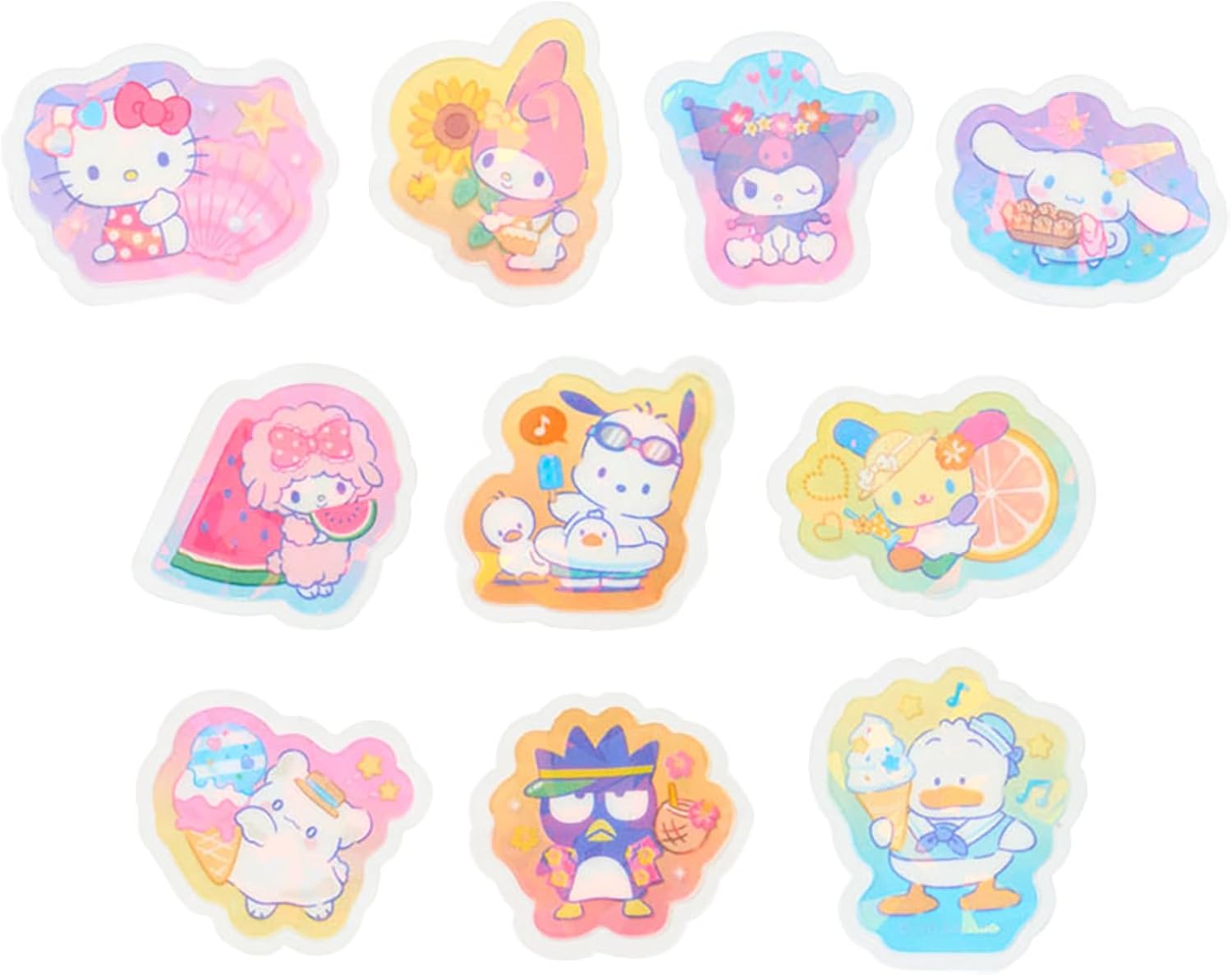 Sanrio 769622 Summer Stickers Sanrio Characters, For Ages 3 and Up