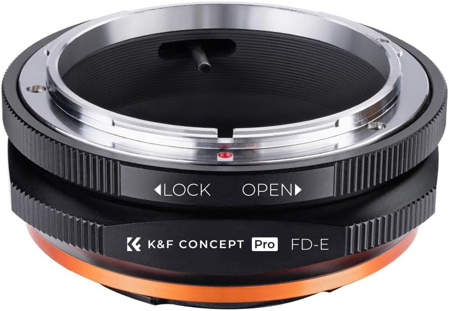 K&F Concept Mount Adapter FD Mount E-Mount Canon FD Lens to Sony NEX Camera PRO II Matte Finish Anti-Glare Infinity M13105