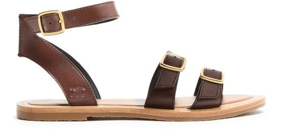 Celine Lympia triple strap sandals in calfskin - Image 2