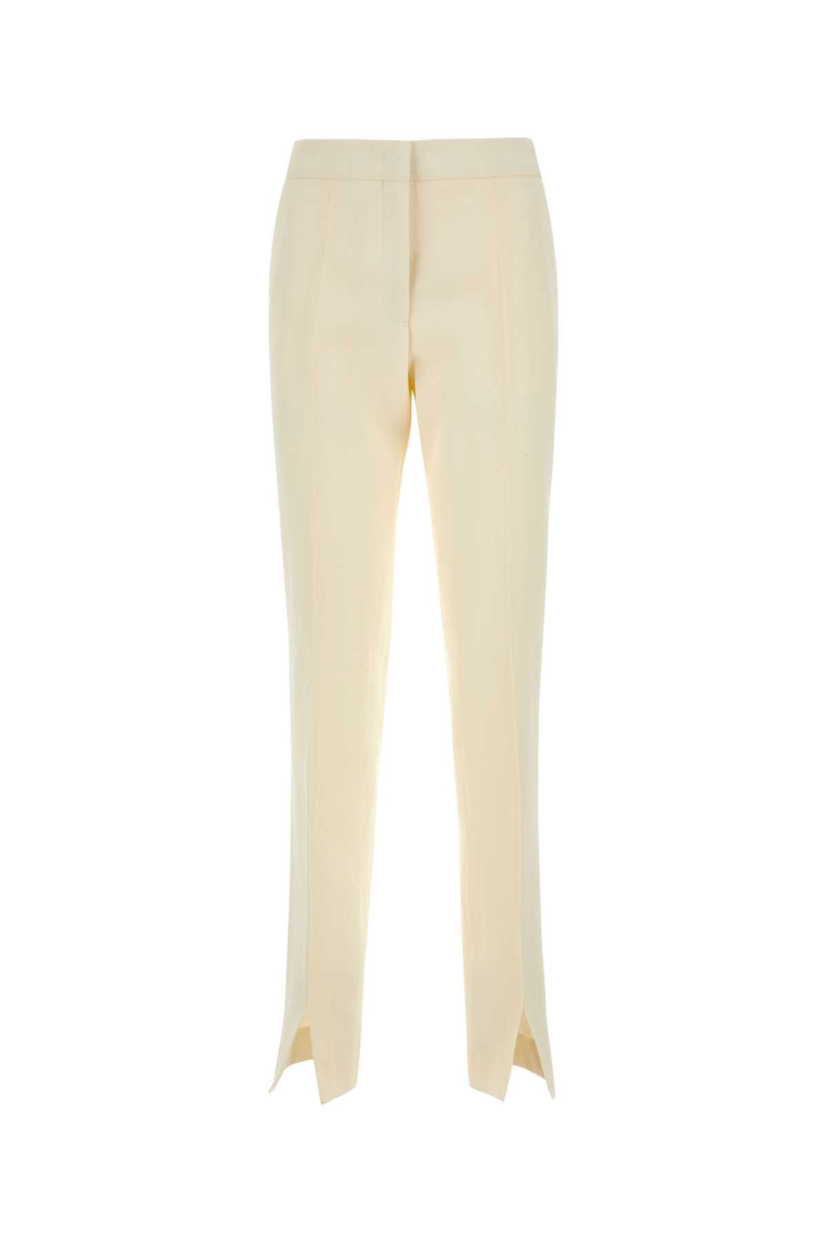 Jil Jil Sander Ivory Viscose Blend Pant - Image 2