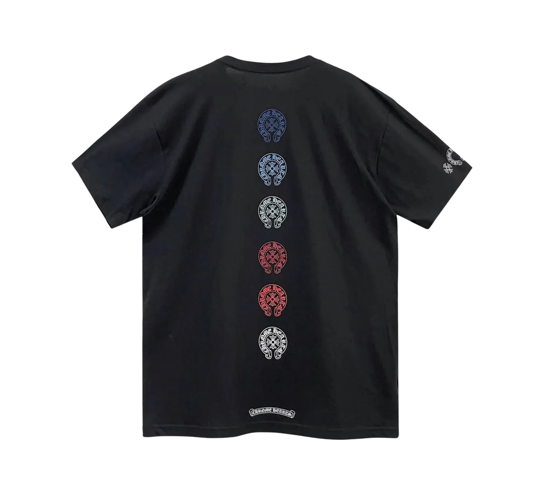 CHROME HEARTS MULTICOLOR HORSESHOE LOGO TEE