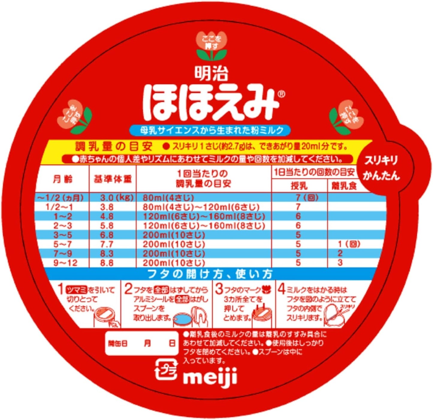 Meiji Hohoemi (with giveaway) 28.1 oz (800 g) (x 4)