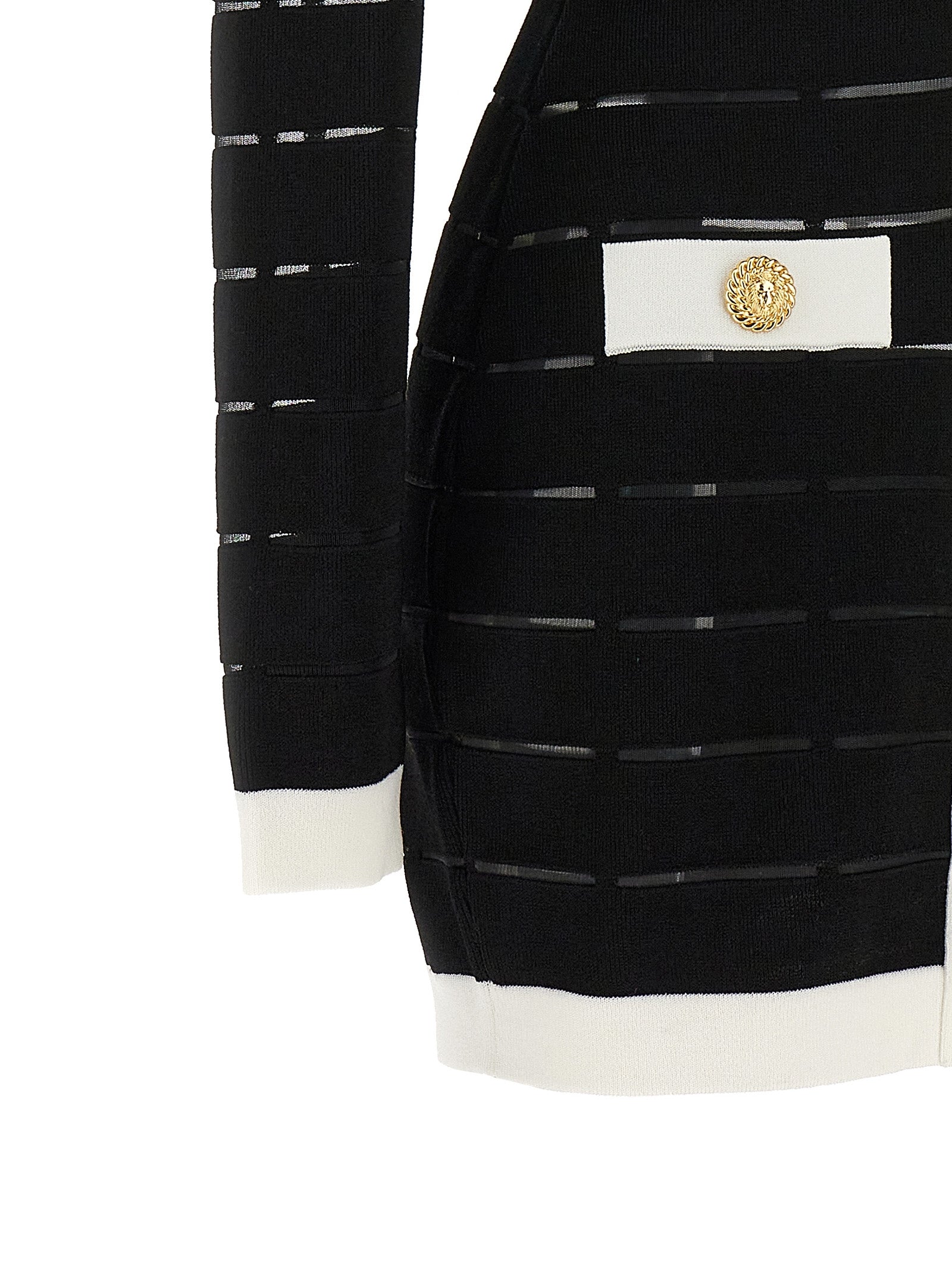 Balmain バルメインツートーンニットドレス - Image 2
