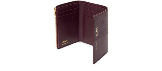 LOEWE Small vertical wallet in smooth and grained calfskin - Image 2