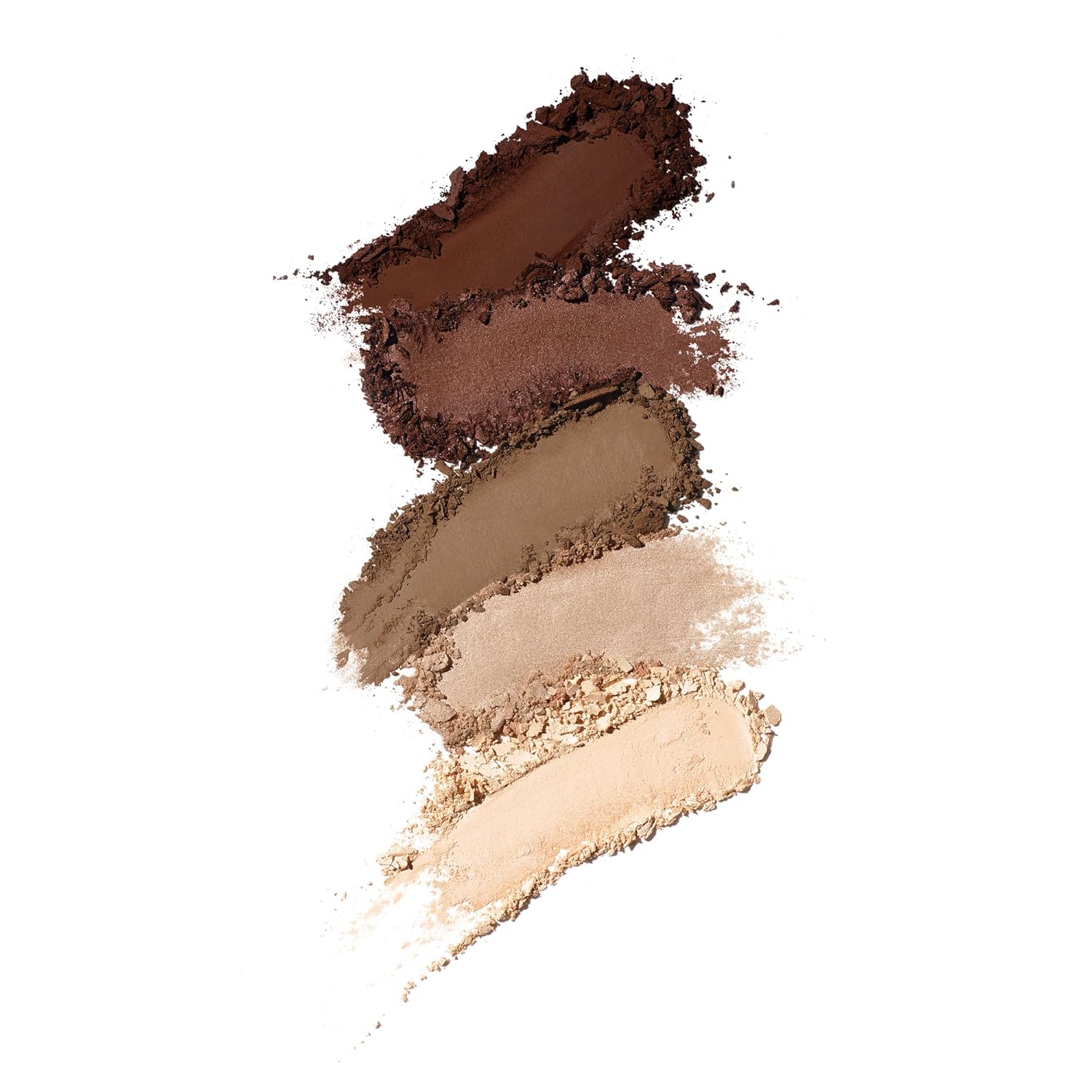 Well People Power Palette - Sombra de ojos, cinco tonos de larga duración, hiperpigmentados mate y brillantes para un color intenso, vegano y libre de crueldad, gris pardo