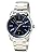 Seiko SNE525P1 Quartz Wristwatch, Seiko Solar, Blue, Silver, Men's Overseas Model, Bracelet Type