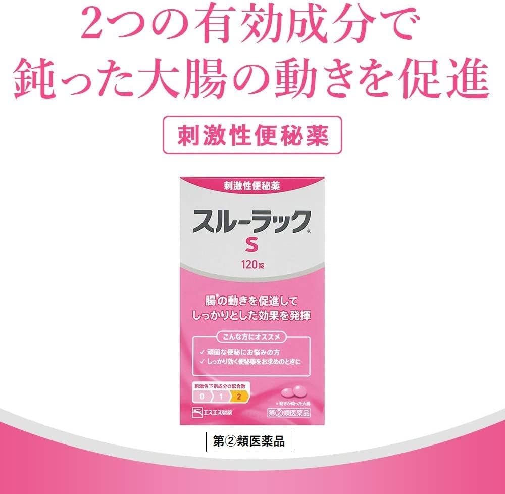 【指定第2類医薬品】スルーラックS 120錠