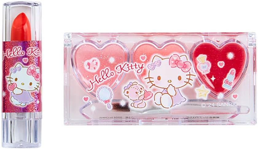 Sanrio 844080 Hello Kitty Colored Lip & Gloss Set