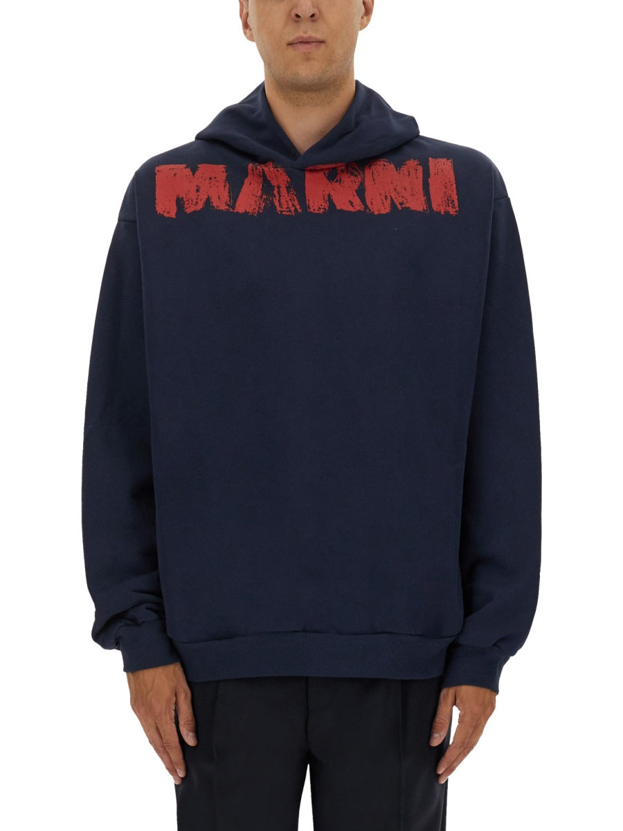 Marni マキシロゴプリント付きマルニスウェットシャツ - Image 2