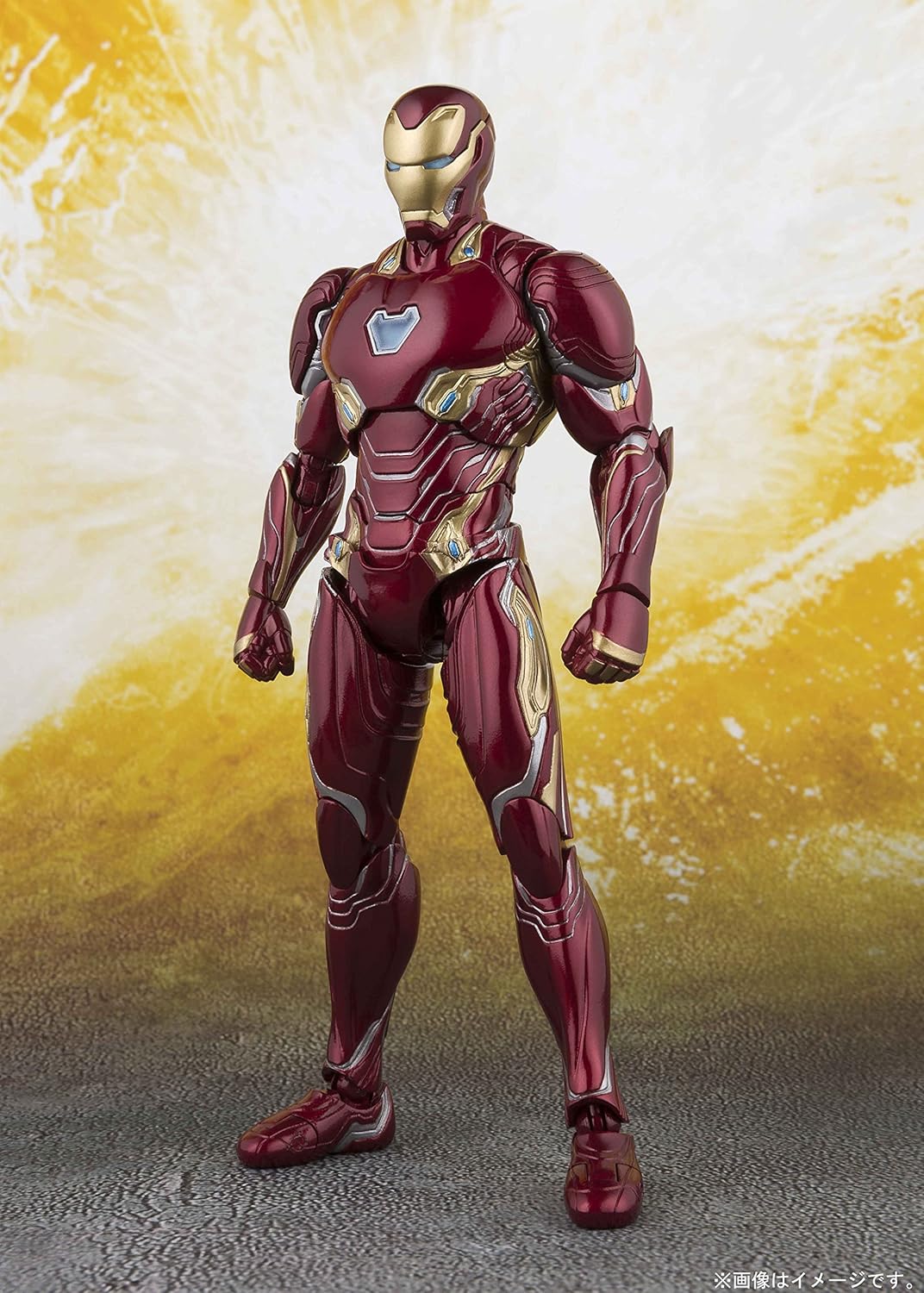 TAMASHII NATIONS S.H.フィギュアーツ アベンジャーズ アイアンマン マーク50 (アベンジャーズ/インフィニティ・ウォー) 約155mm PVC・ABS製 塗装済み可動フィギュア