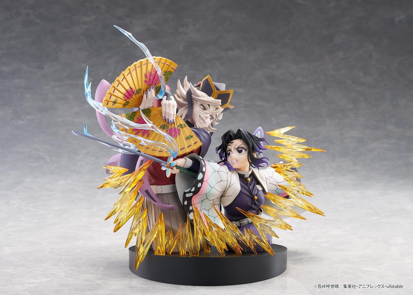 クレーネル (Claynel) 鬼滅の刃 胡蝶しのぶ&童磨 全高約180mm ノンスケール PVC/ABS製 塗装済み 完成品 フィギュア