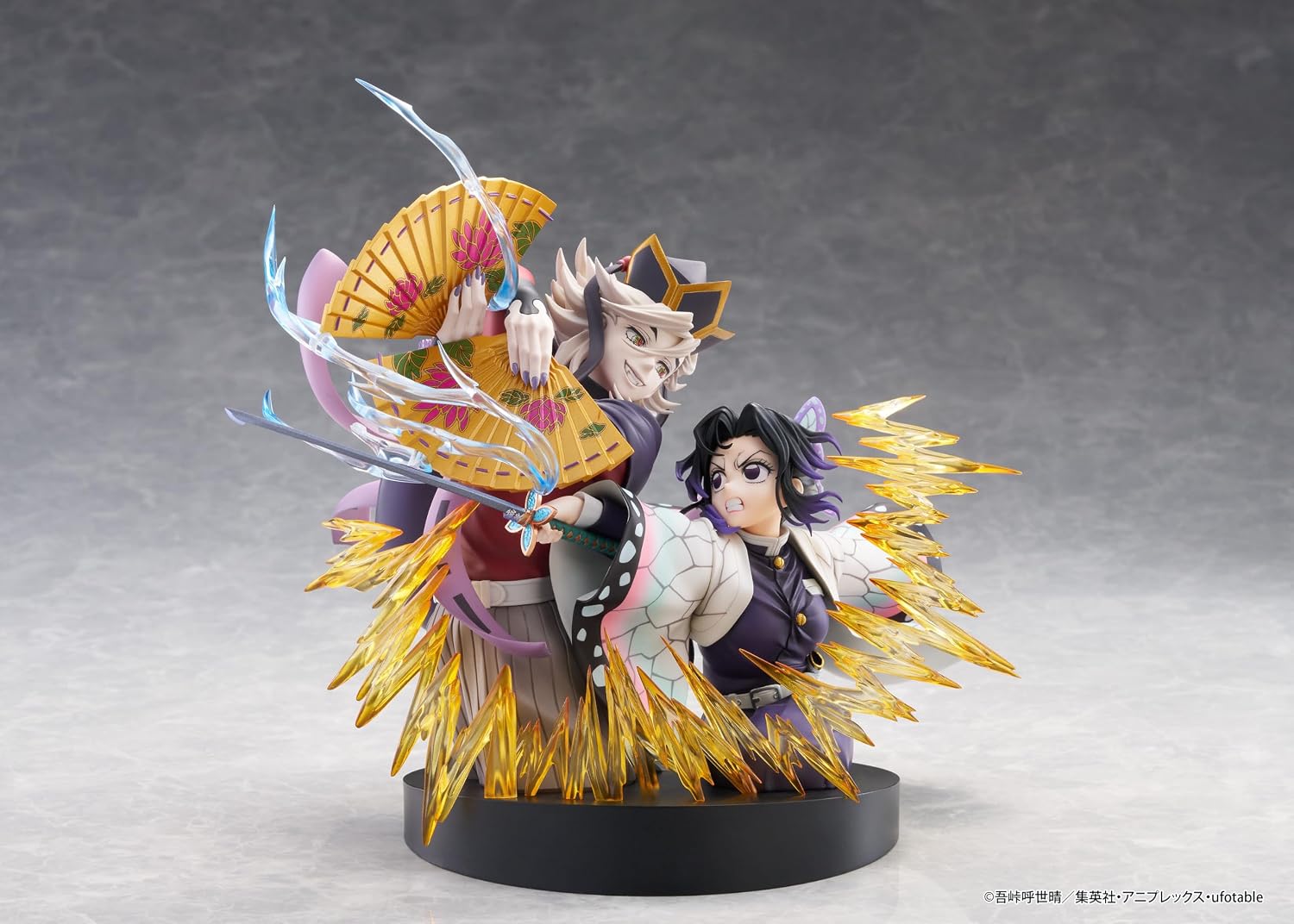 クレーネル (Claynel) 鬼滅の刃 胡蝶しのぶ&童磨 全高約180mm ノンスケール PVC/ABS製 塗装済み 完成品 フィギュア