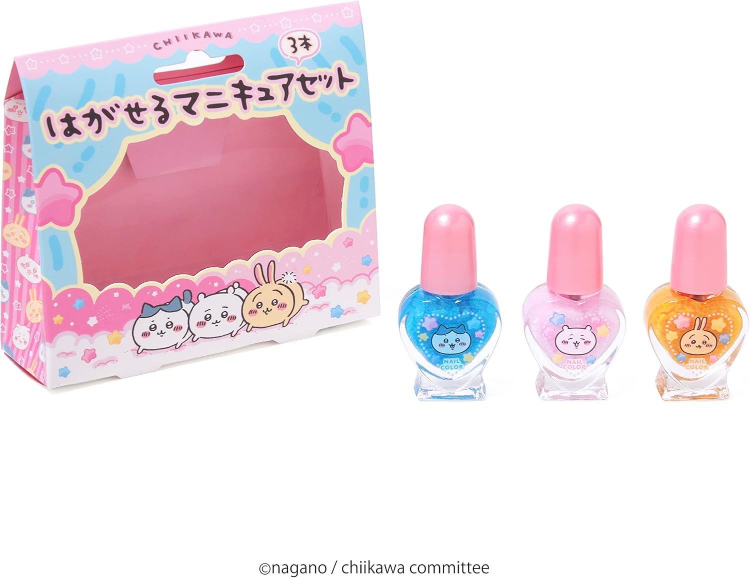 Race 230410 Chiikawa Removable Manicure Set of 3