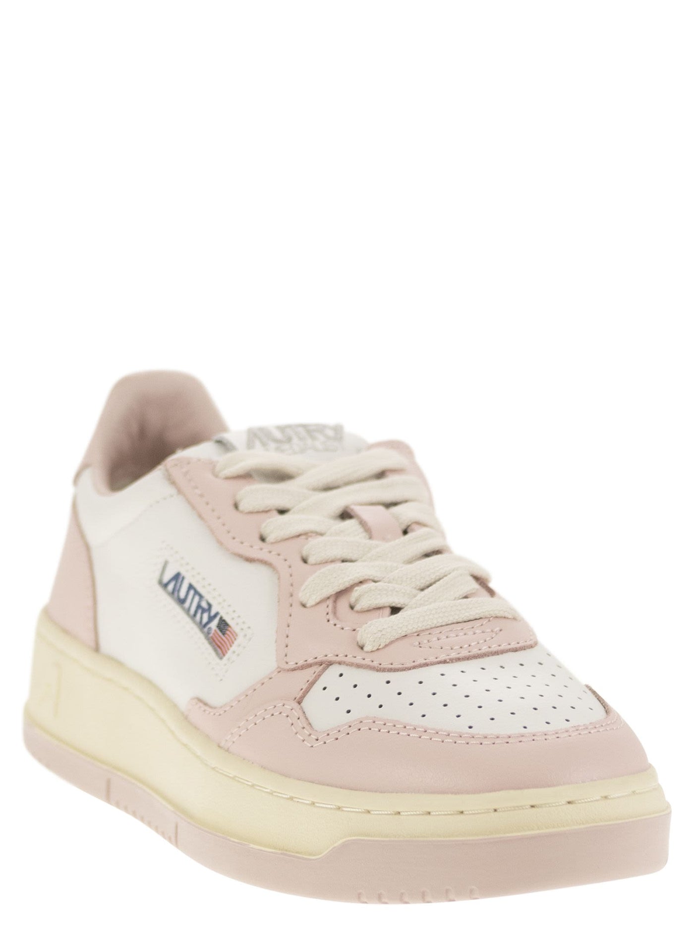 Autry Medalist Low Two Tone Leather Sneakers - Image 2