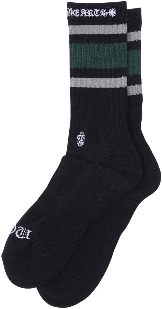CHROME HEARTS 'FUCK YOU' BLACK MULTICOLOR SOCKS