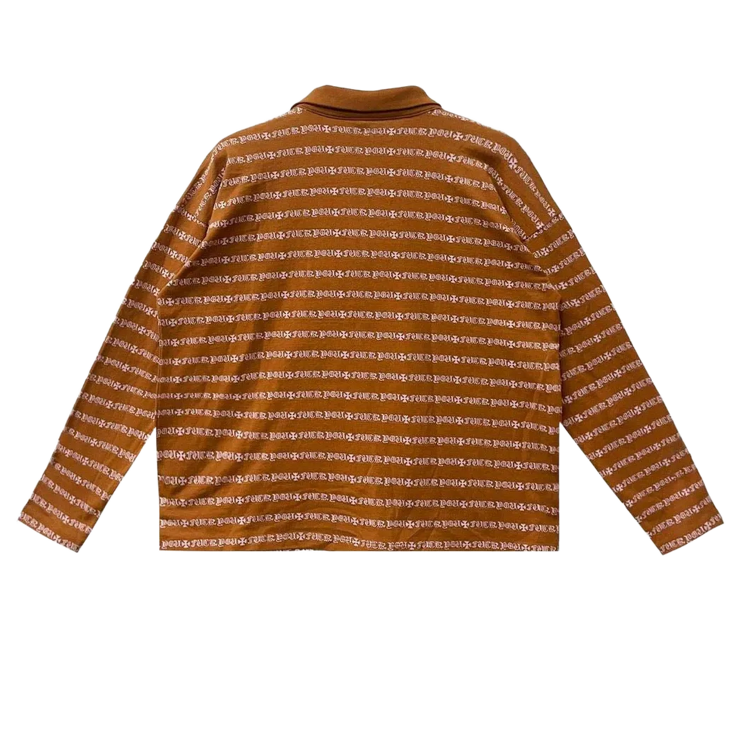 CHROME HEARTS MATTY BOY 'FUCK YOU' LONGSLEEVE POLO