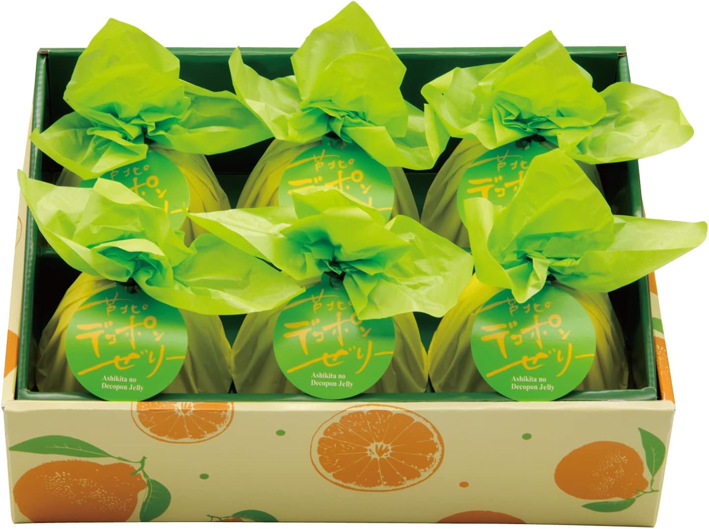 Kumamoto Kabo Dekopon Jelly from Ashikita, Kumamoto Prefecture, 6 Pieces (Gift Boxed), Jelly Assortment Gift