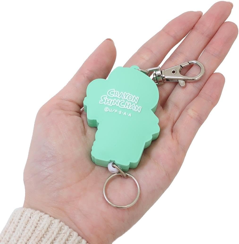 SK Japan Crayon Shin-chan Rubber Reel Keychain Nemu