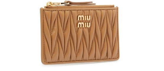 MIU MIU キルティング ファスナー式カードホルダー - Image 2