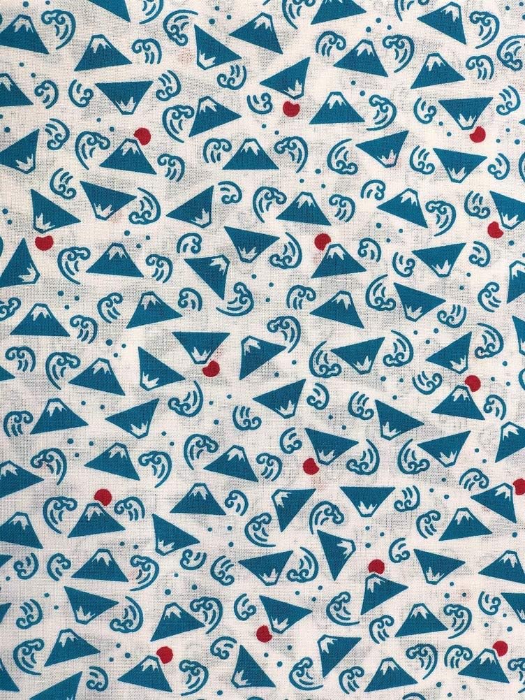 Miyamoto-Towel 33478 Miyamoto Japanese Tenugui, Japanese Pattern, Japanese Pattern, Izumi Koubai, 13.0 x 35.4 inches (33 x 90 cm), Mt. Fuji