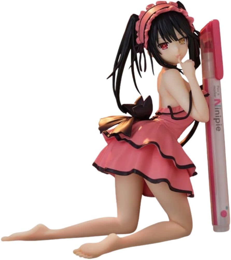 (Official) Date a Live Penfrey! Kurumo Tokizaki Sweet Silk Wear Ver. Figurine Collectible, Interior Decoration, Approx. 5.1 inches (13 cm)