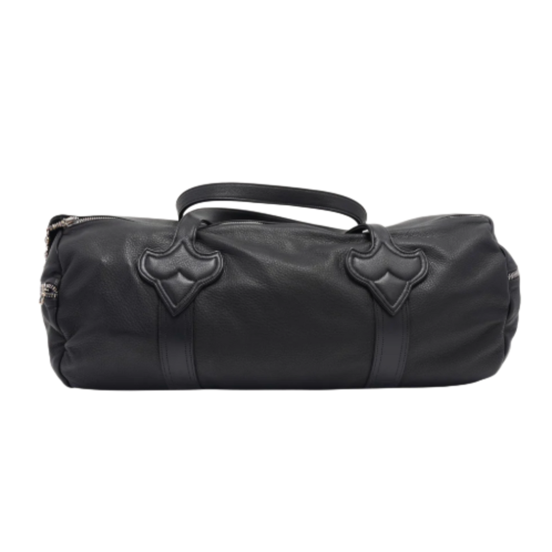 CHROME HEARTS 'FLEUR EMBELLISHED' DUFFLE BAG