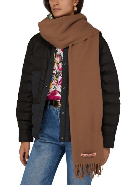 ACNE フリンジウールスカーフ - オーバーサイズ - Image 2