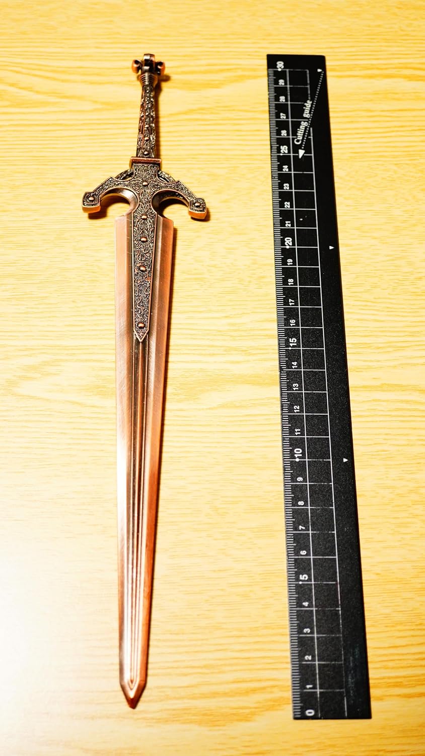 11.8 inches (30 cm) Oldobis Big Sword Elden Ring Mini Weapons Sword Bow Arrow Shield Sword Accessory Keychain Figurine Doll Display Decoration Anime Game Alloy Toy Metal Miniature Legendary