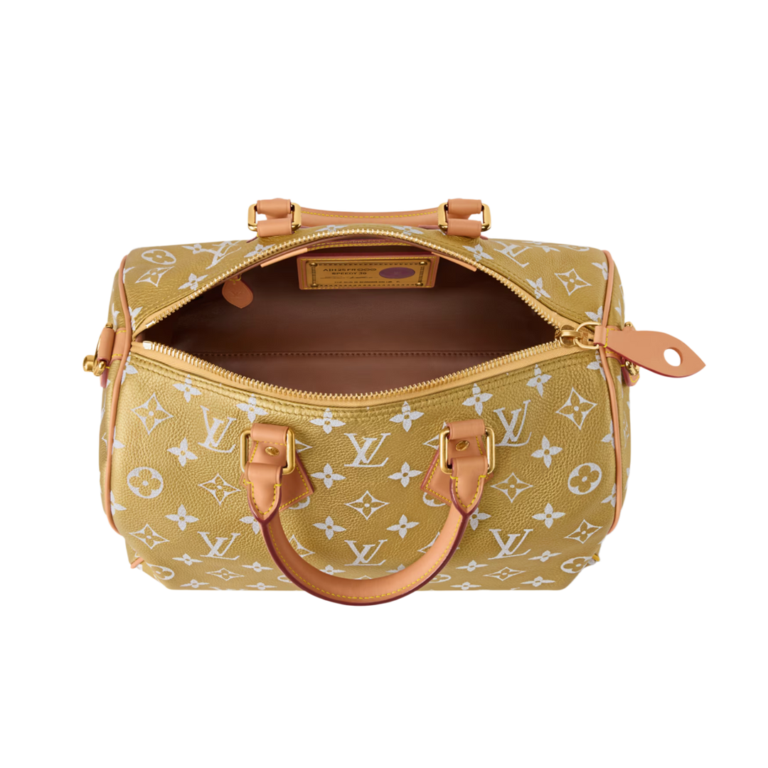 LOUIS VUITTON 'GOLD KINTSUGI' SPEEDY P9 BANDOULIERE 30